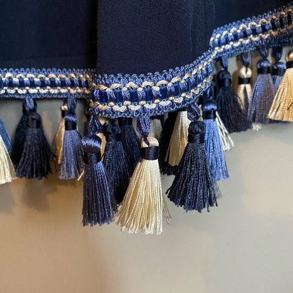 NWT Revolve Tularosa Tallulah Navy Blue Tassel
Keyhole Dress Size S - Picture 7 of 12